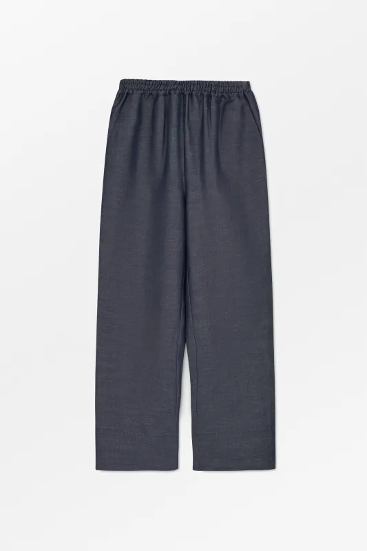 Jasmine pants - Night blue sold by Skall Studio