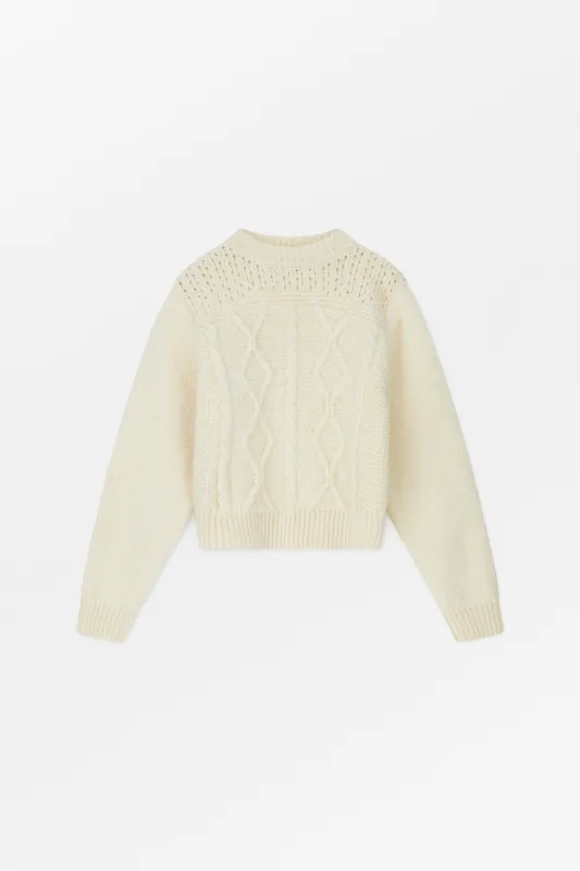 Sigga jumper - Off white made by Skall Studio