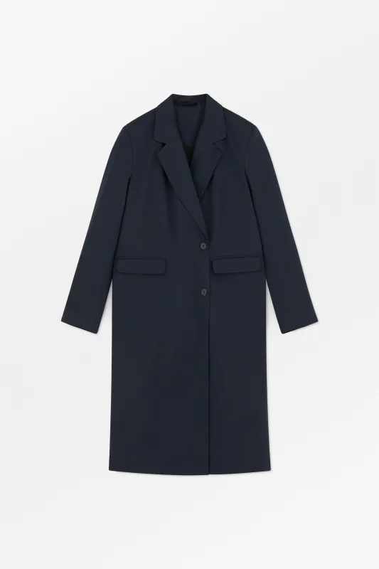 Emma coat - Dark navy made by Skall Studio