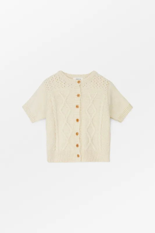Svea cardigan - Off white made by Skall Studio