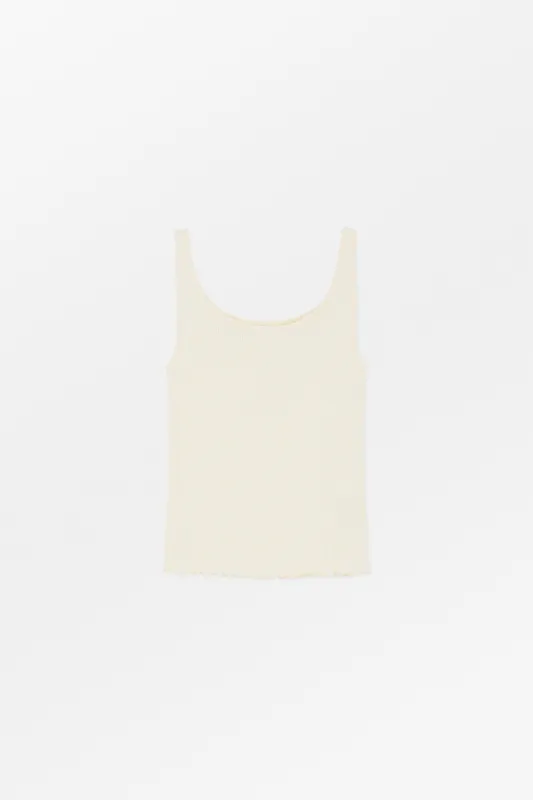 Edie low back top - Butter sold by Skall Studio