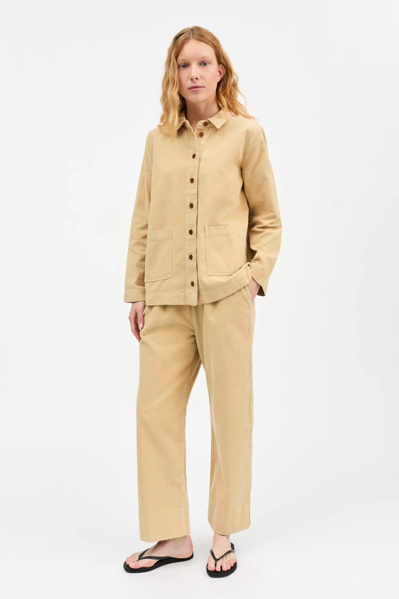 Jin overshirt - Noisette sold by Skall Studio product image thumbnail 3