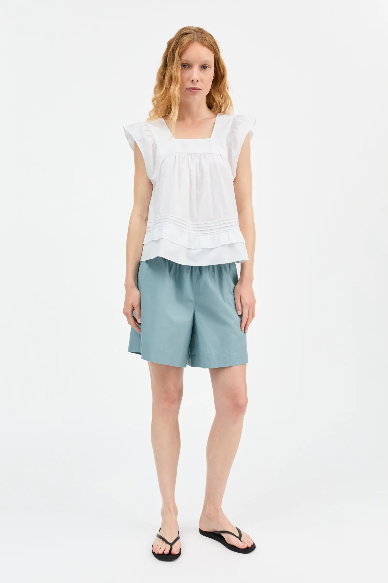 Edgar shorts - Aqua sold by Skall Studio product image thumbnail 2