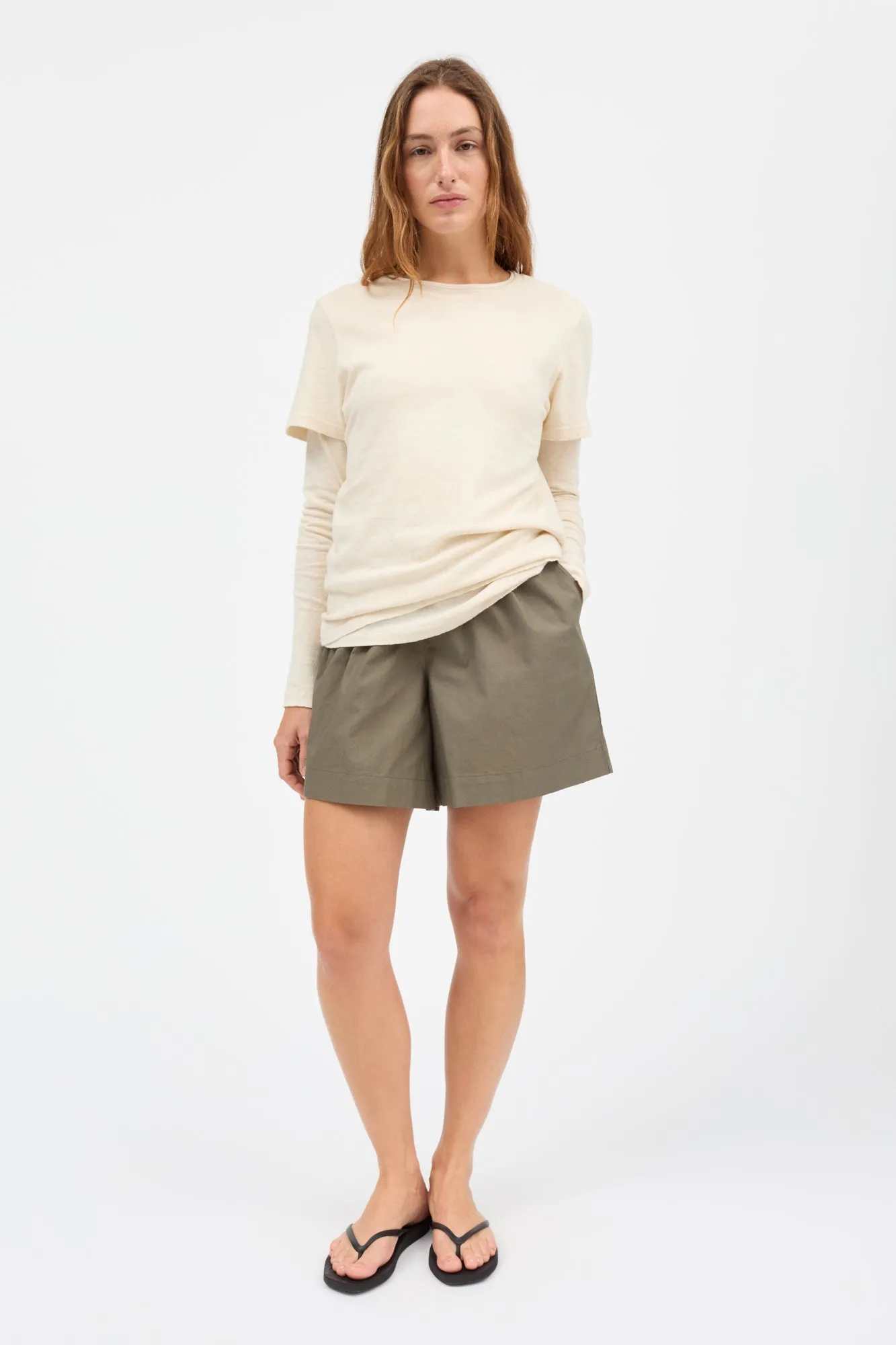 Edgar shorts - Khaki sold by Skall Studio product image thumbnail 2