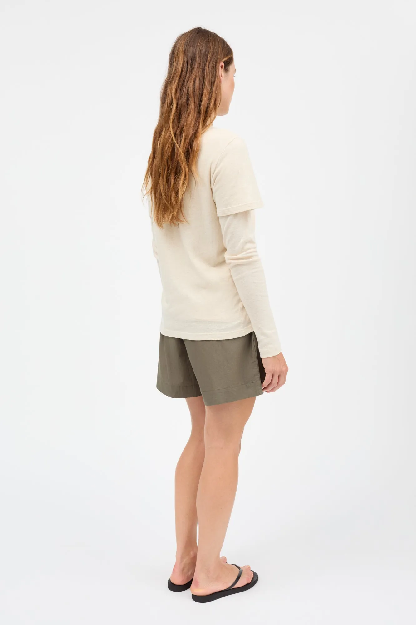 Edgar shorts - Khaki sold by Skall Studio product image thumbnail 4