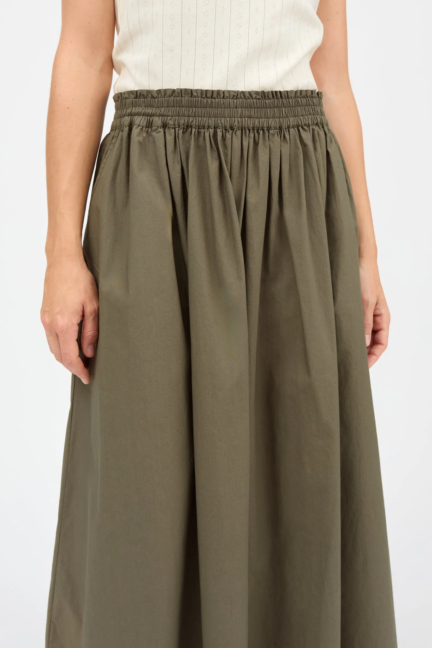 Dagny skirt - Khaki sold by Skall Studio product image thumbnail 3
