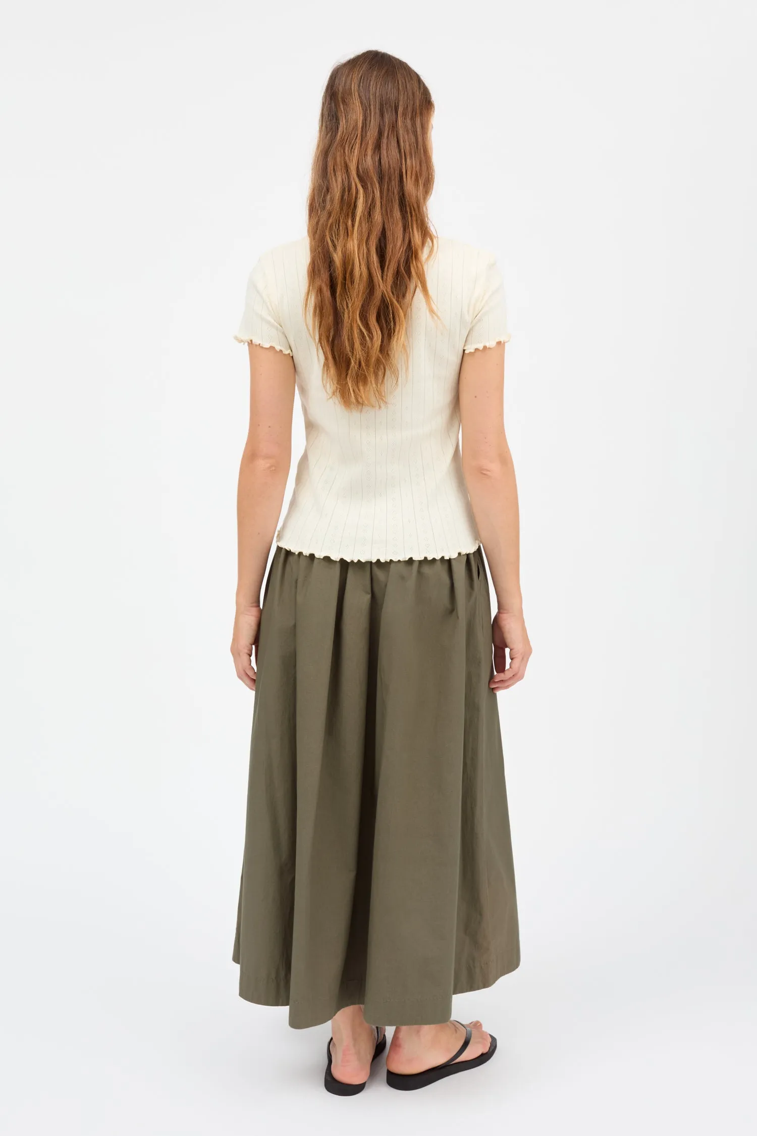 Dagny skirt - Khaki sold by Skall Studio product image thumbnail 4