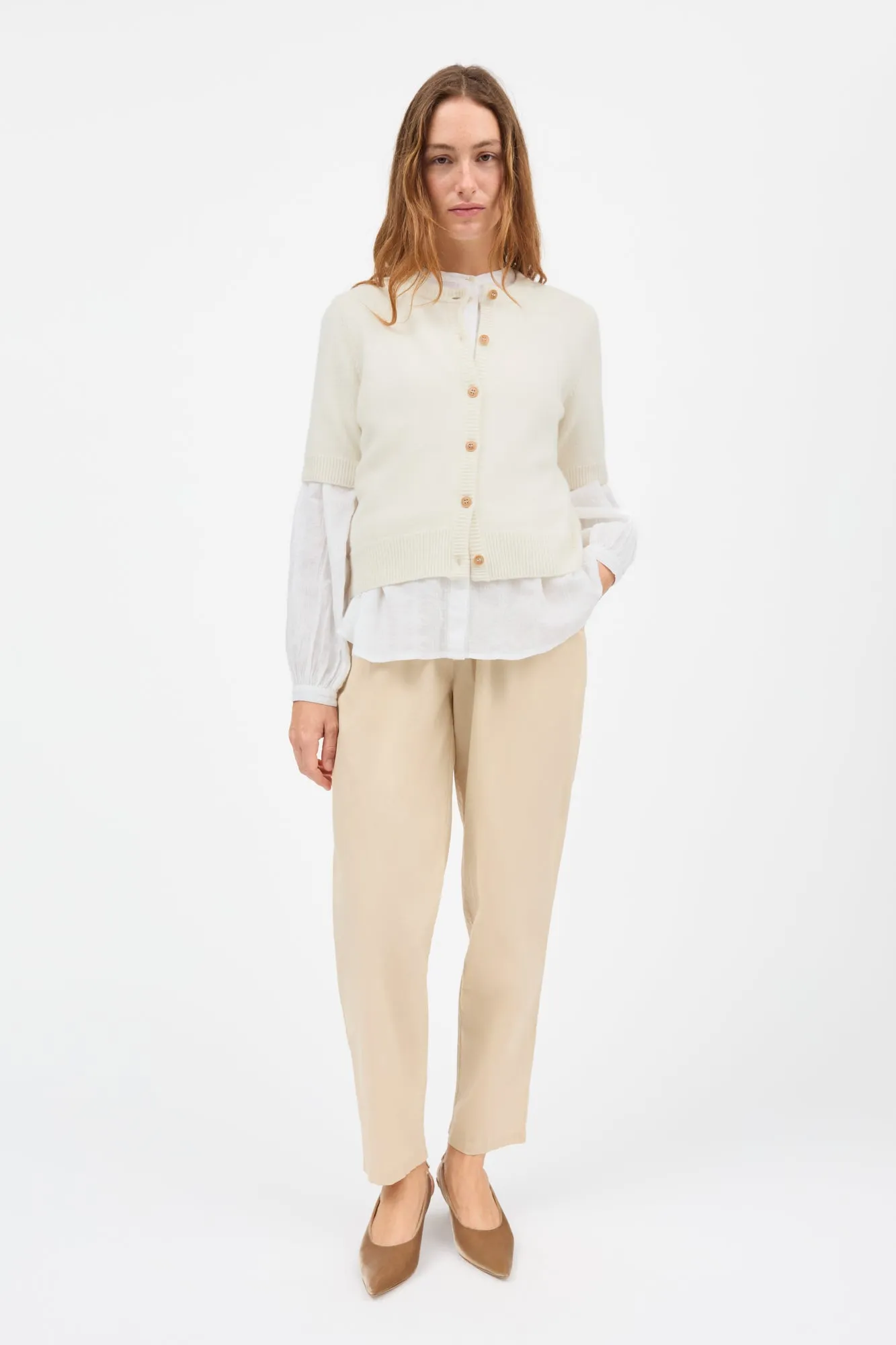 Edgar pants - Soft sand sold by Skall Studio product image thumbnail 2