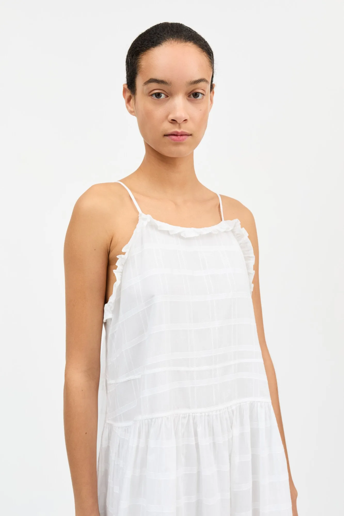 Fiore strap dress - Optic white sold by Skall Studio product image thumbnail 3