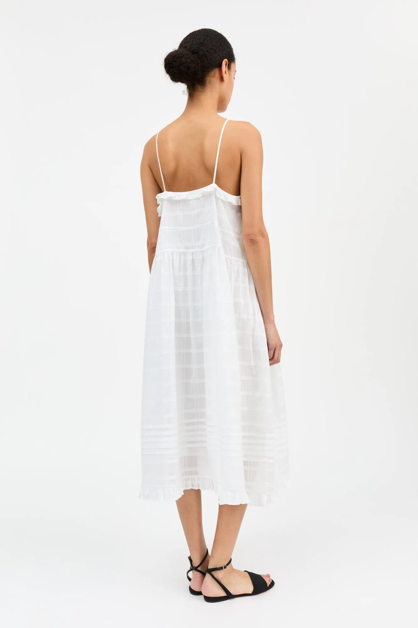 Fiore strap dress - Optic white sold by Skall Studio product image thumbnail 4