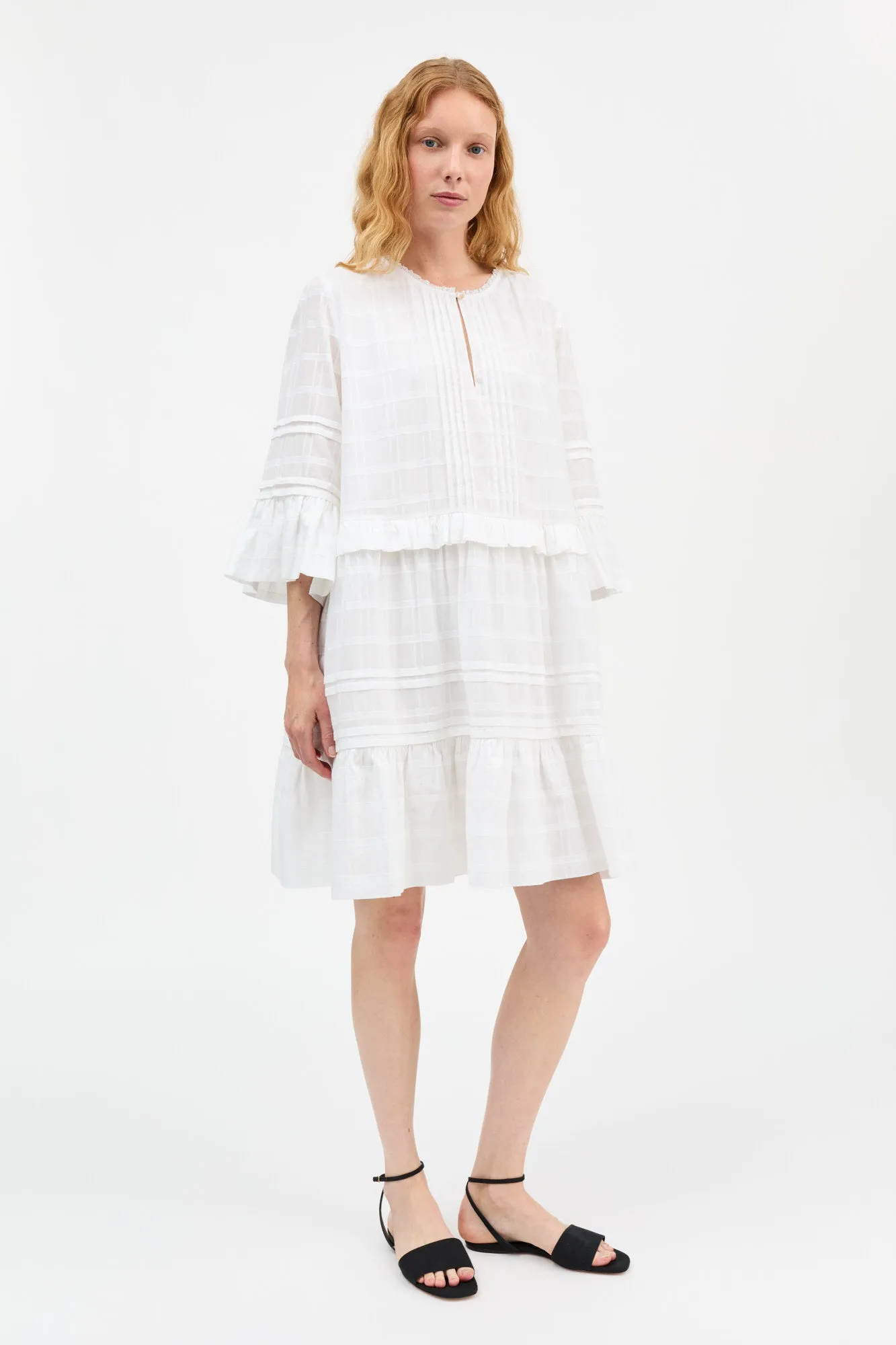 Fiore dress - Optic white sold by Skall Studio product image thumbnail 2