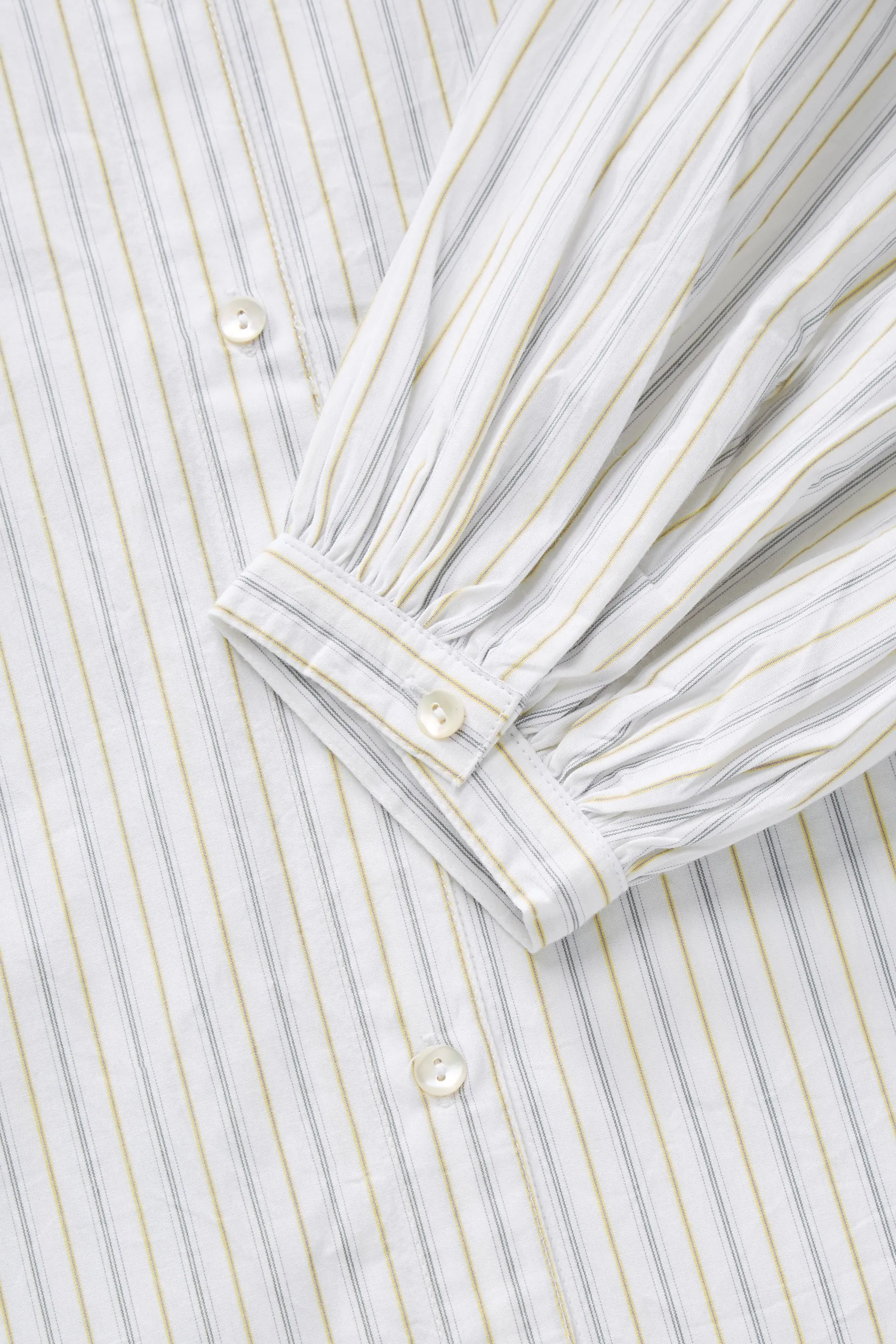 Vita shirt - Yellow/Blue stripe sold by Skall Studio product image thumbnail 5