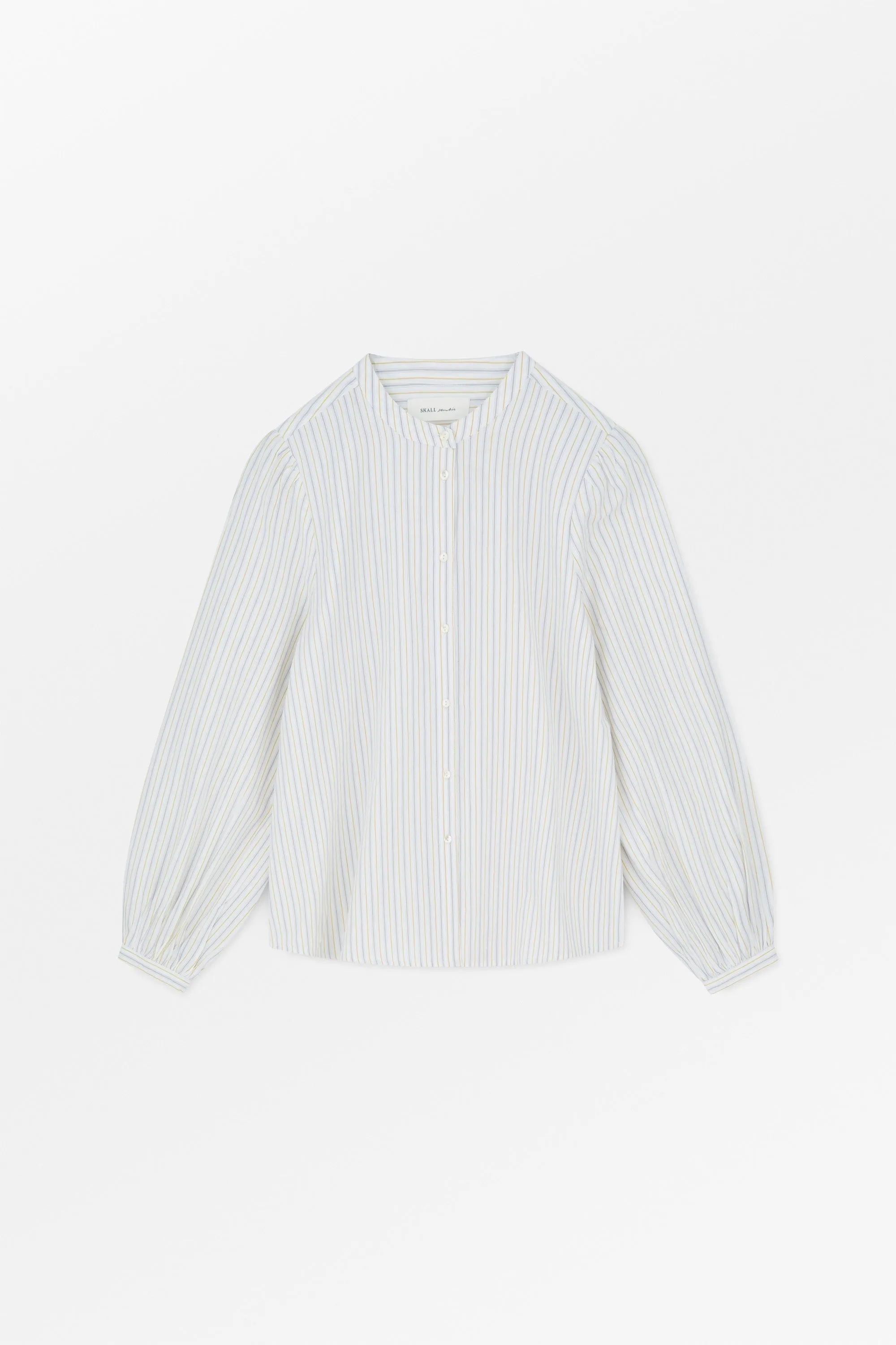 Vita shirt - Yellow/Blue stripe sold by Skall Studio