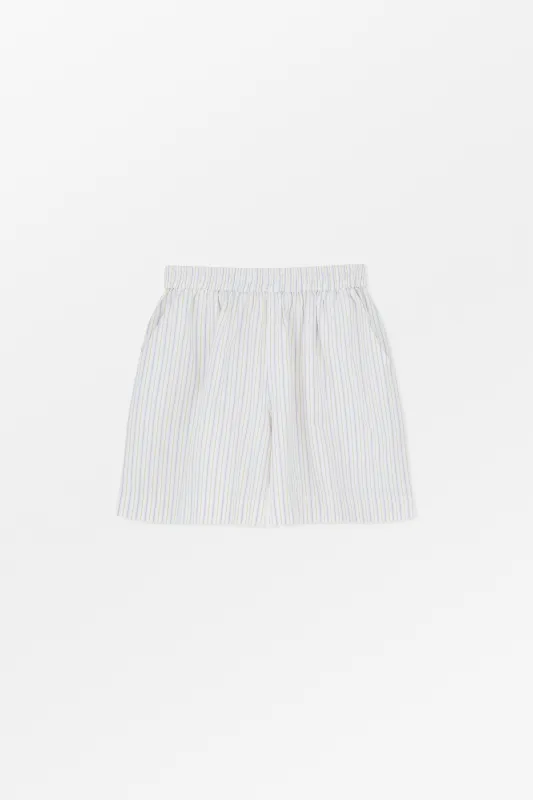 Edgar shorts - Yellow/Blue stripe made by Skall Studio