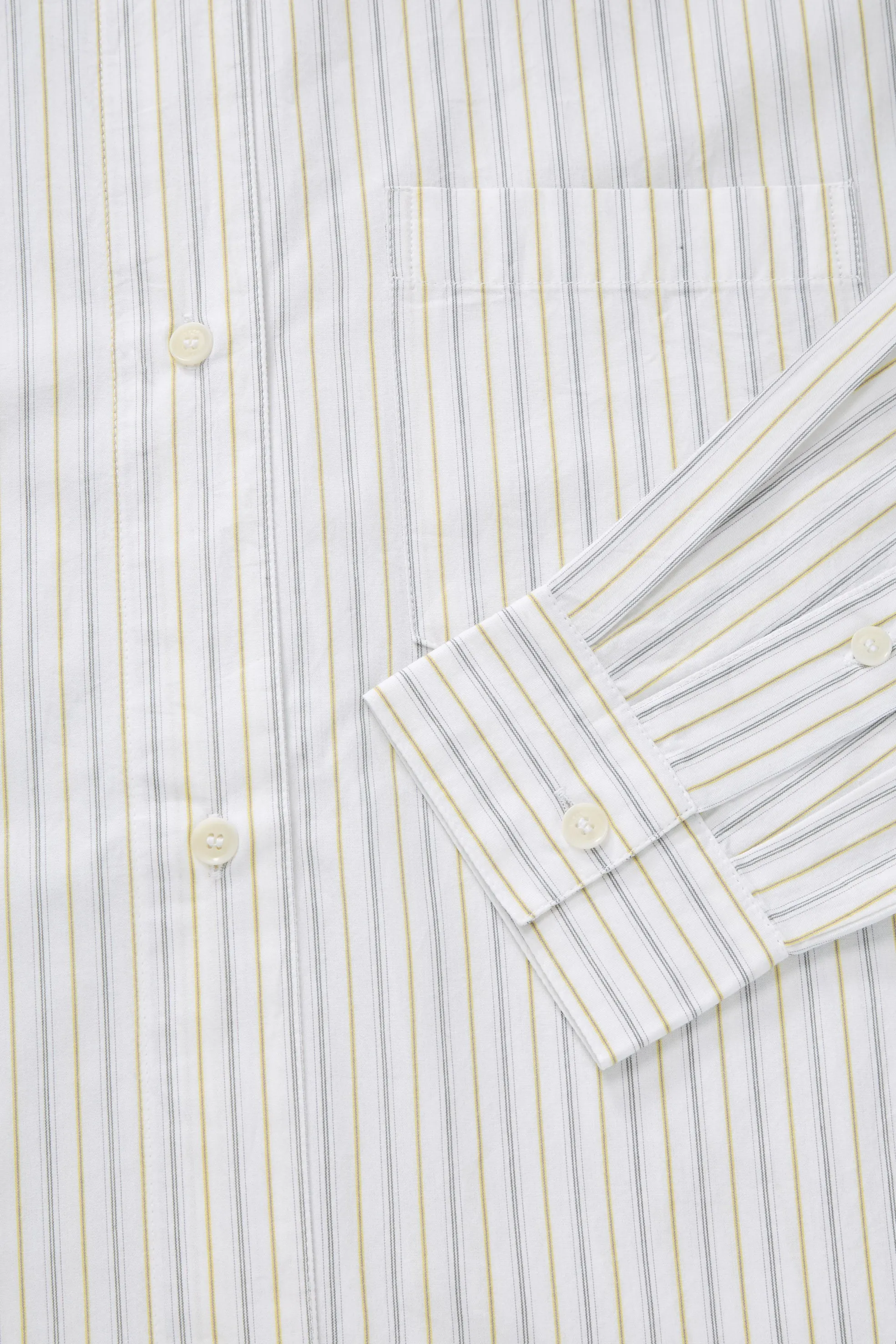 Edgar shirt - Yellow/Blue stripe sold by Skall Studio product image thumbnail 5
