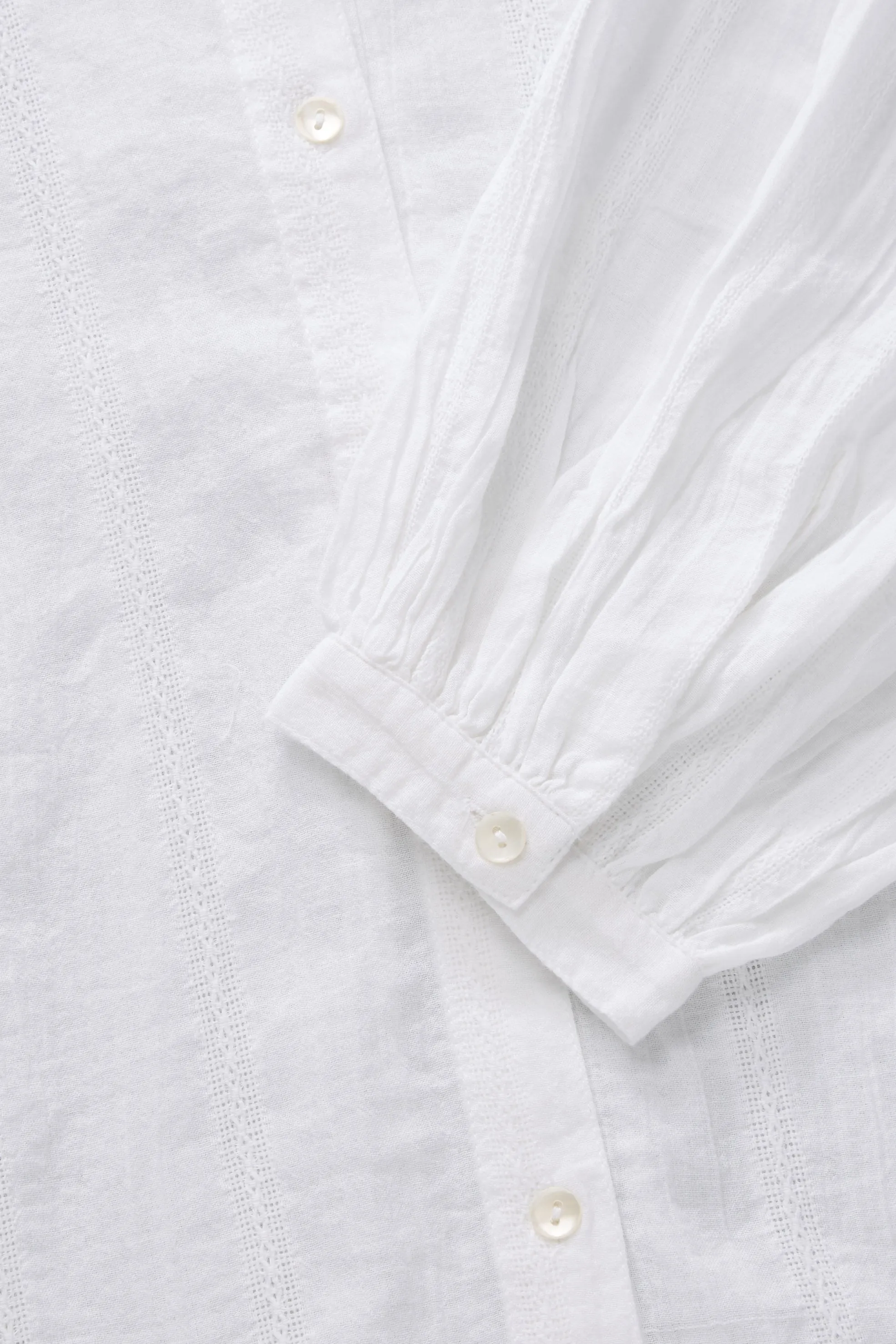 Vita shirt - Optic white sold by Skall Studio product image thumbnail 5