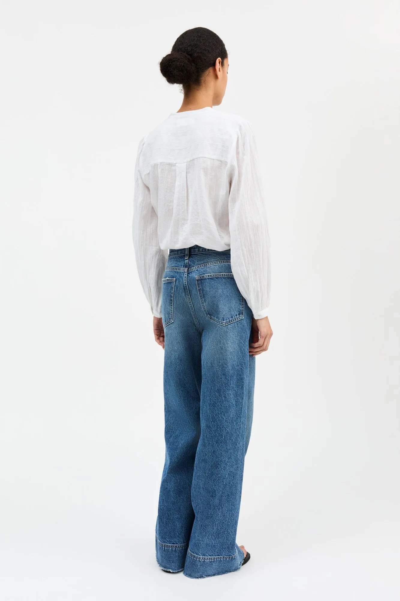 Vita shirt - Optic white sold by Skall Studio product image thumbnail 4