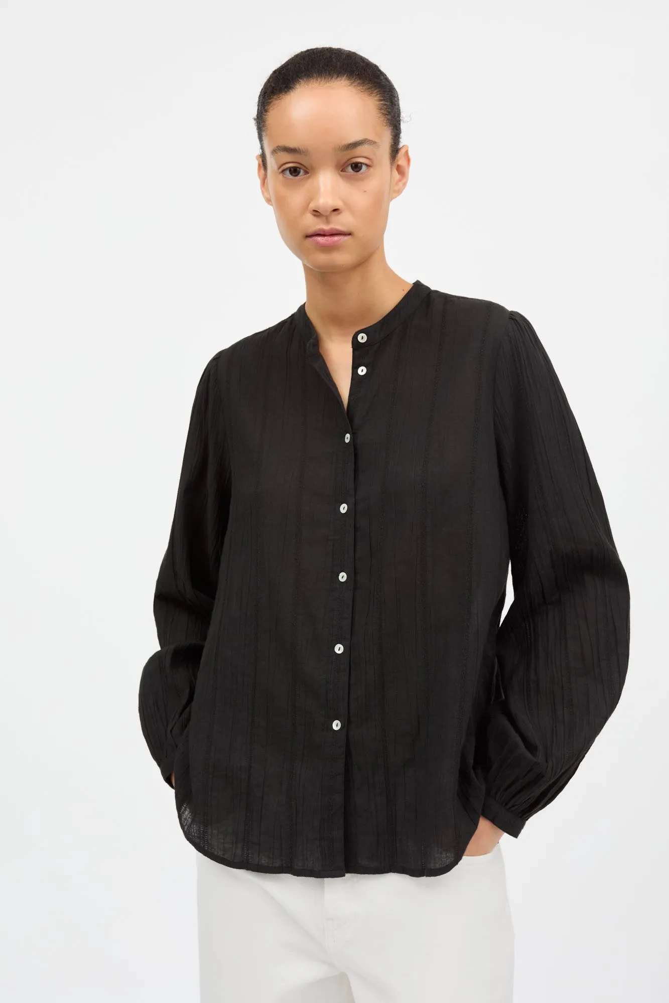 Vita shirt - Black sold by Skall Studio product image thumbnail 2
