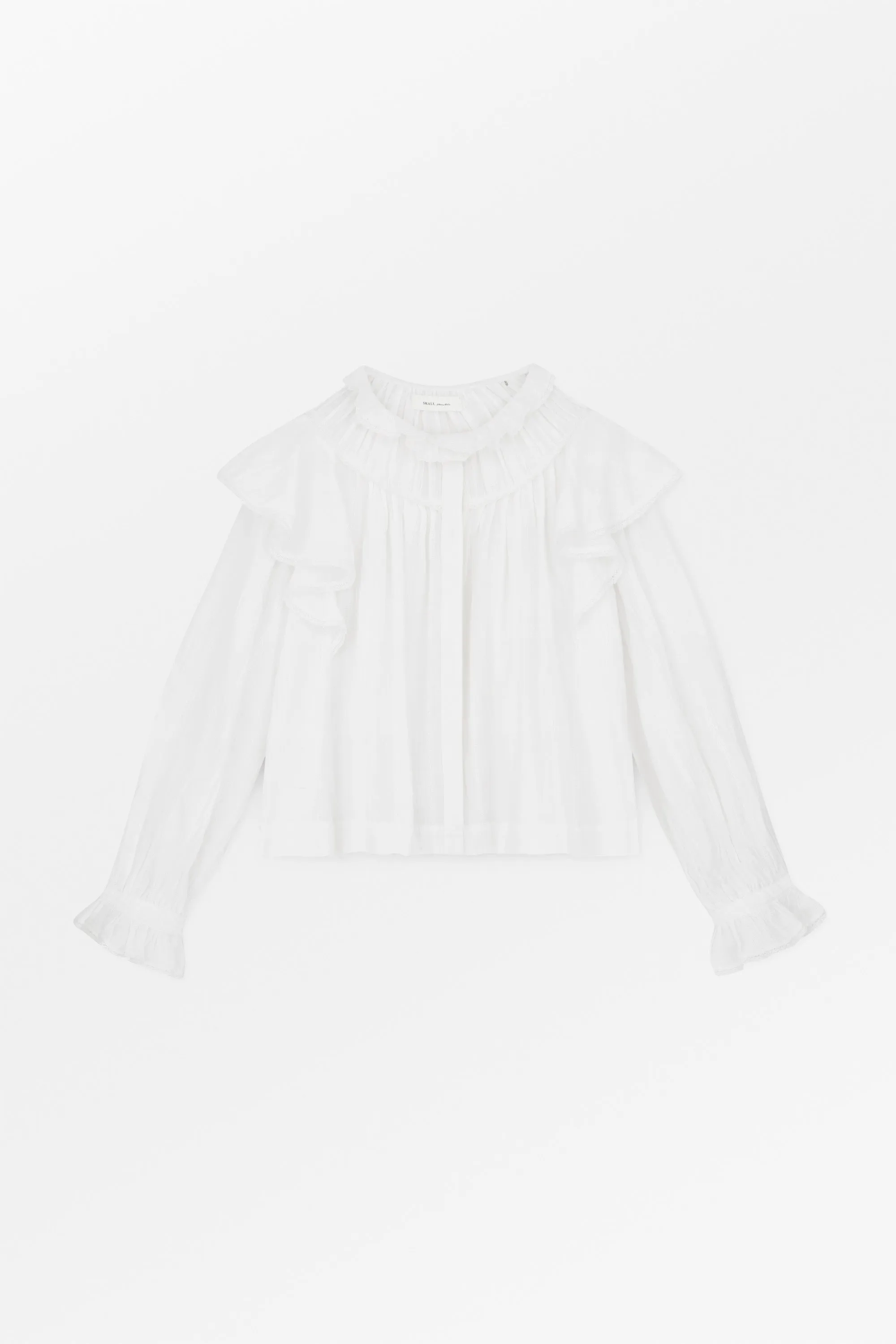 Clea shirt - Optic white sold by Skall Studio
