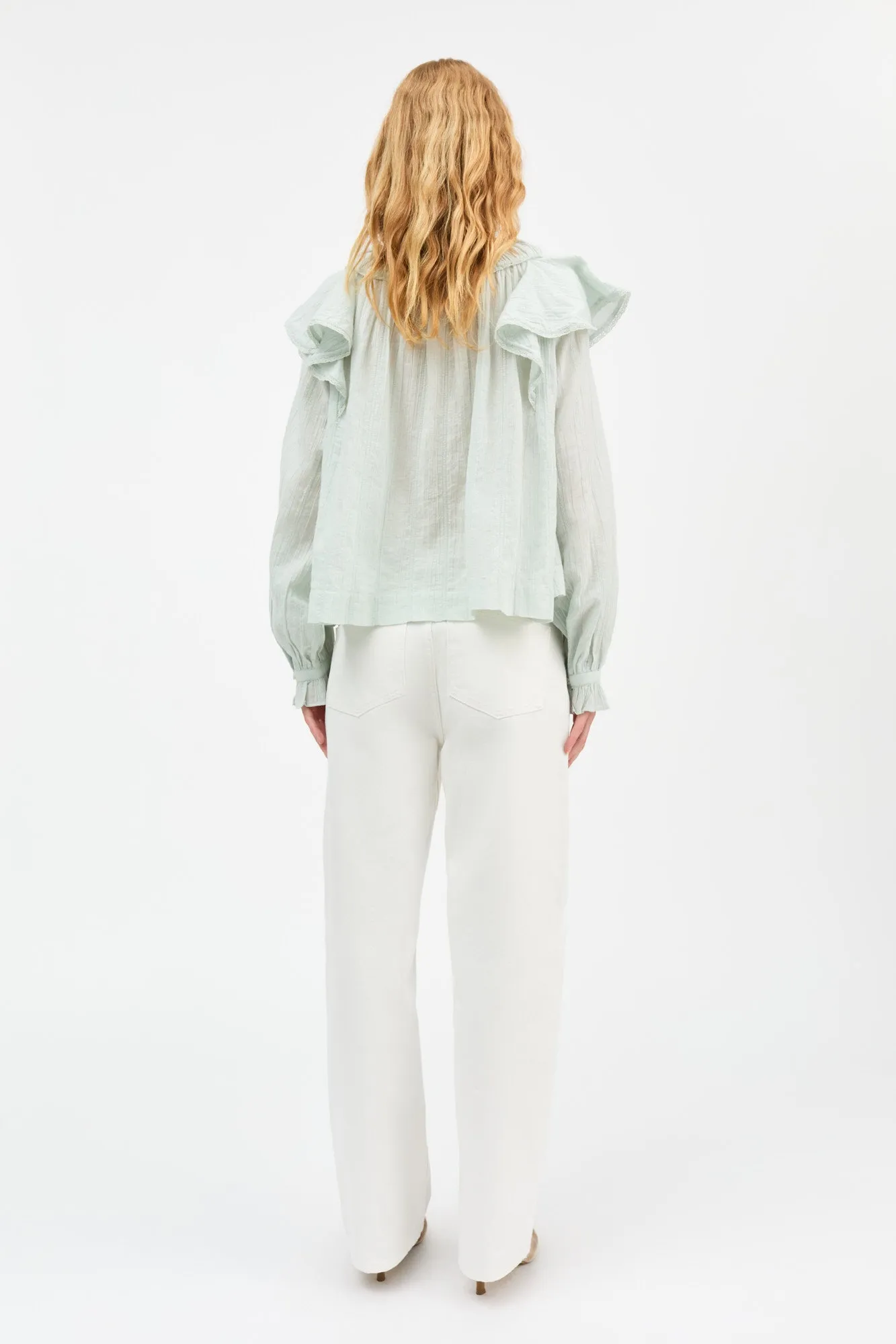 Clea shirt - Light aqua sold by Skall Studio product image thumbnail 4