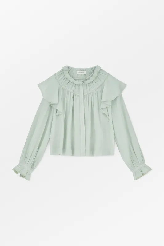 Clea shirt - Light aqua sold by Skall Studio