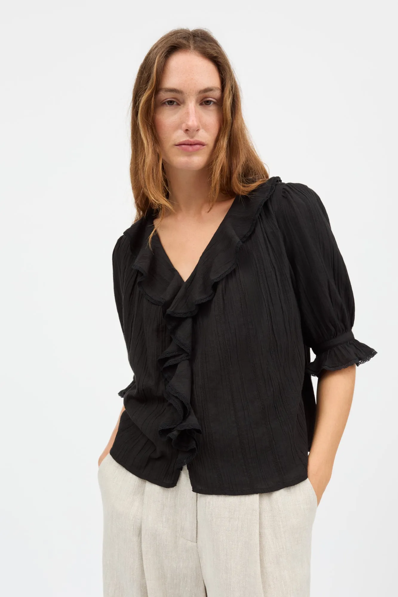 Clea blouse - Black sold by Skall Studio product image thumbnail 2