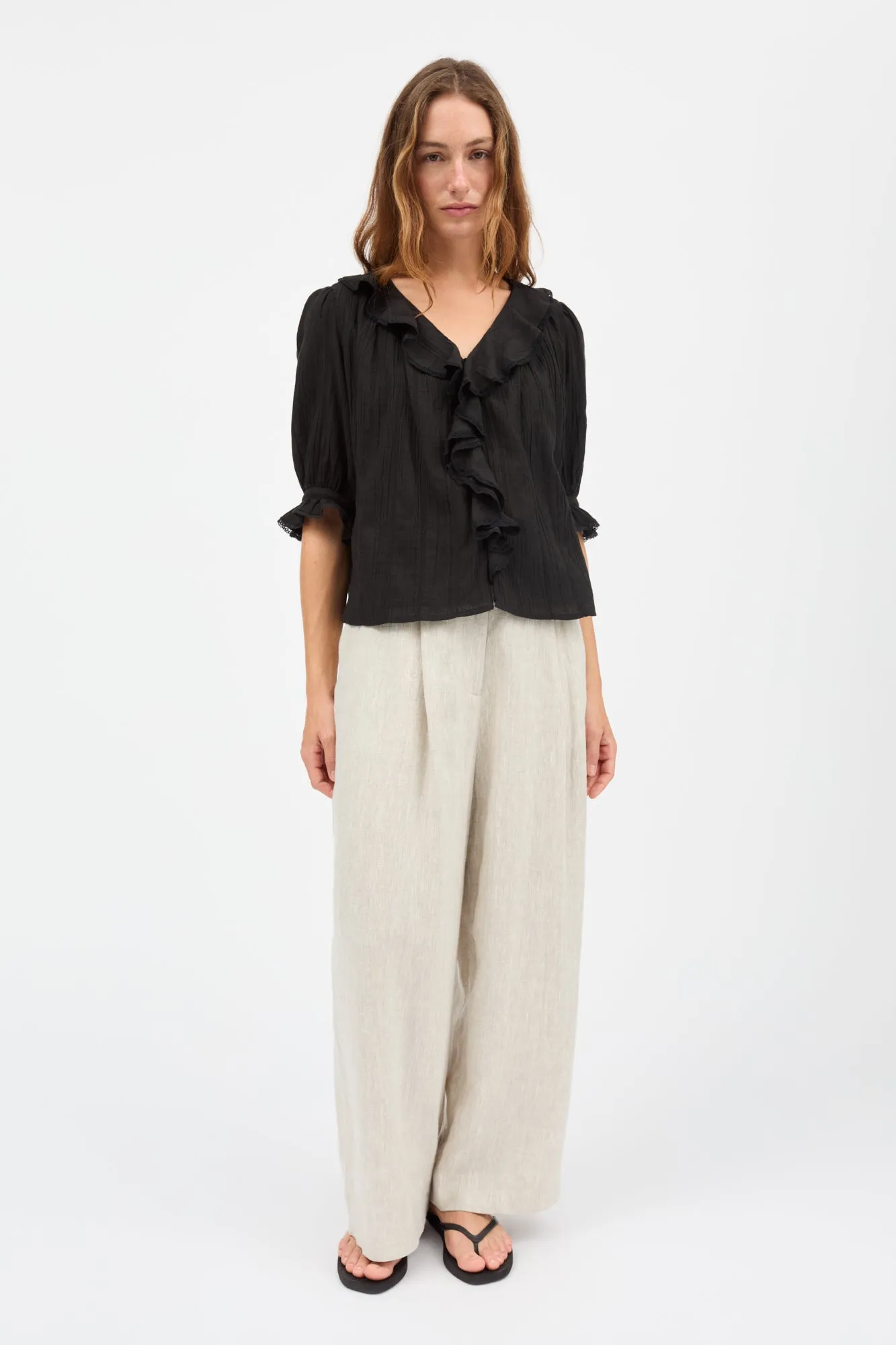Clea blouse - Black sold by Skall Studio product image thumbnail 3
