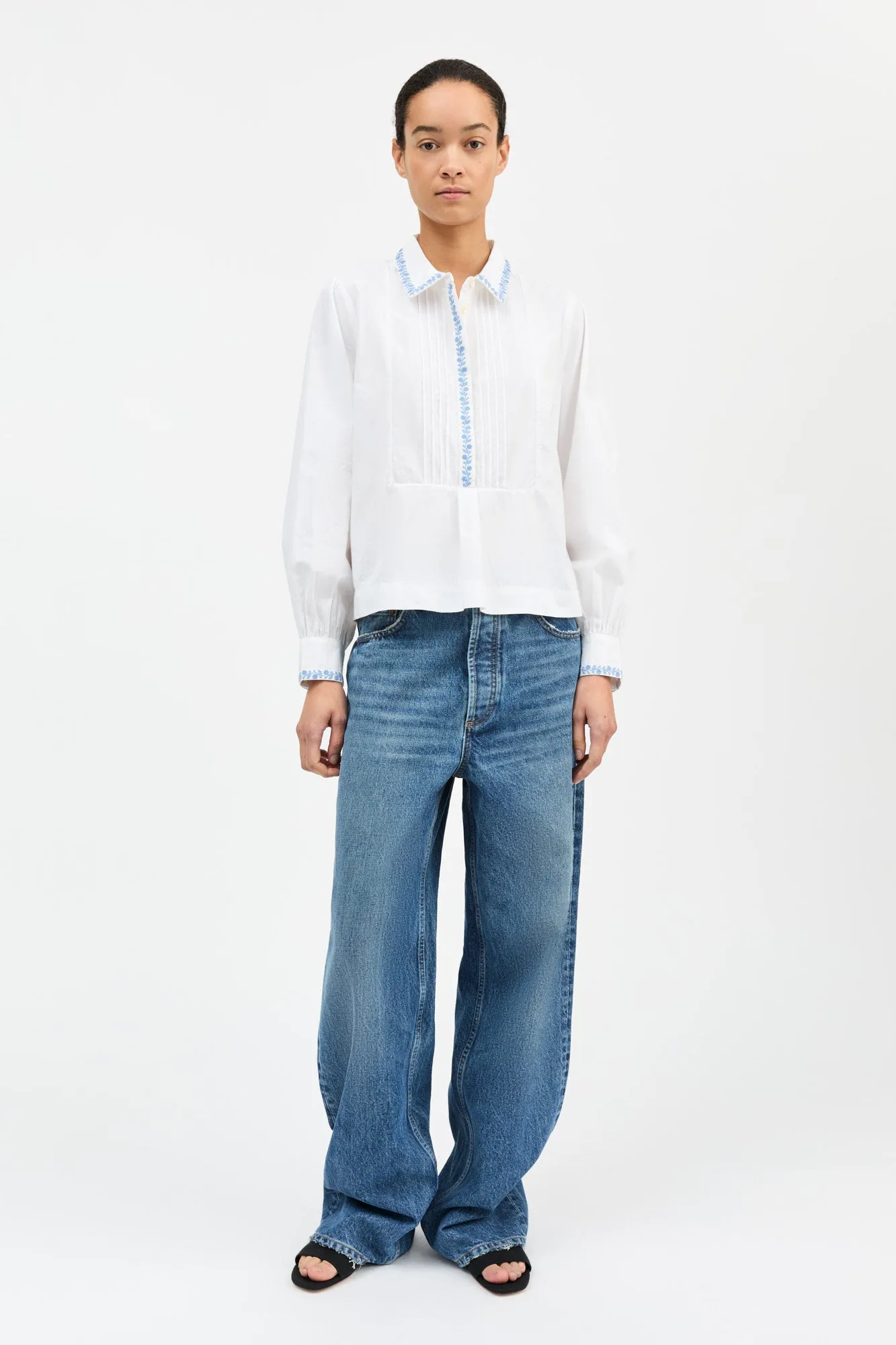 Bonne shirt - Optic white sold by Skall Studio product image thumbnail 3