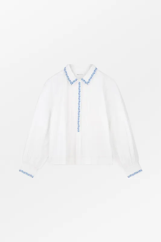 Bonne shirt - Optic white made by Skall Studio