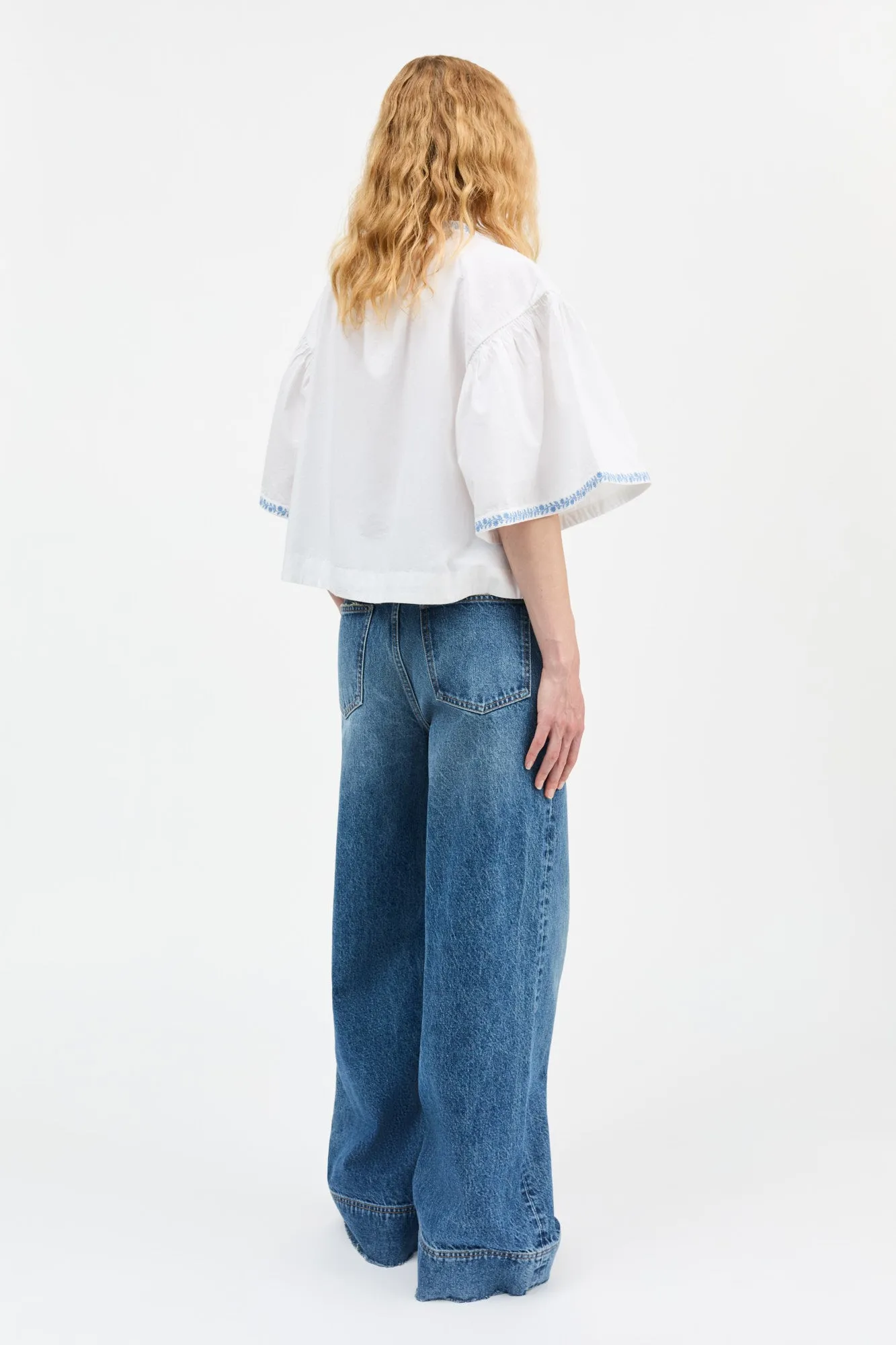 Bonne blouse - Optic white sold by Skall Studio product image thumbnail 4