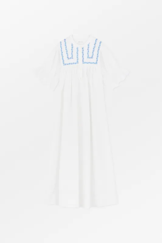 Bonne dress - Optic white made by Skall Studio