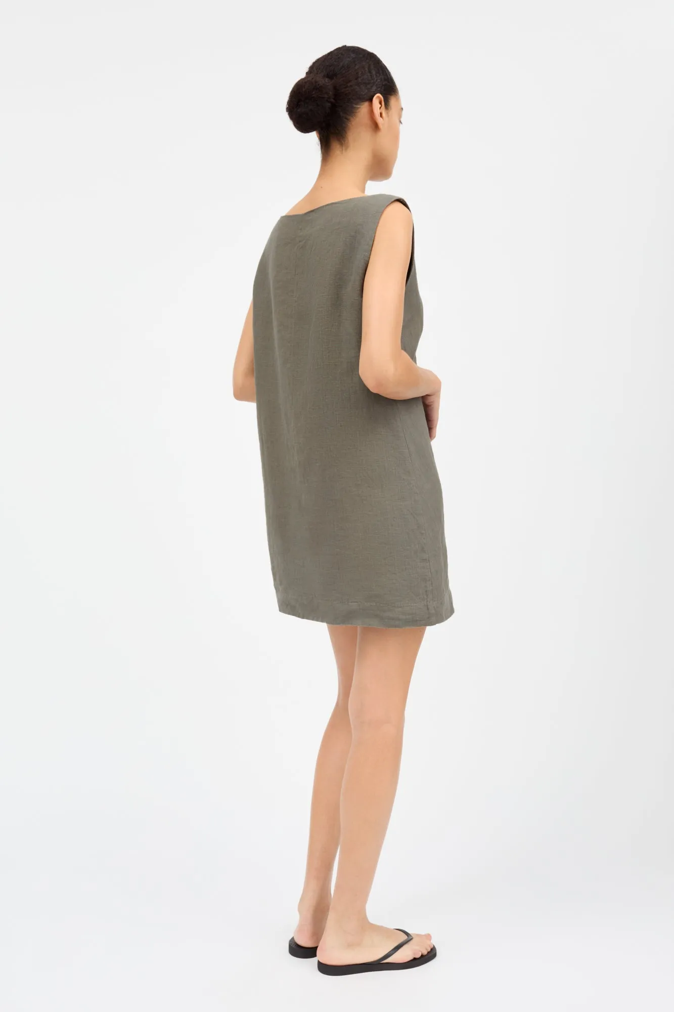 Vetiver dress - Khaki sold by Skall Studio product image thumbnail 4