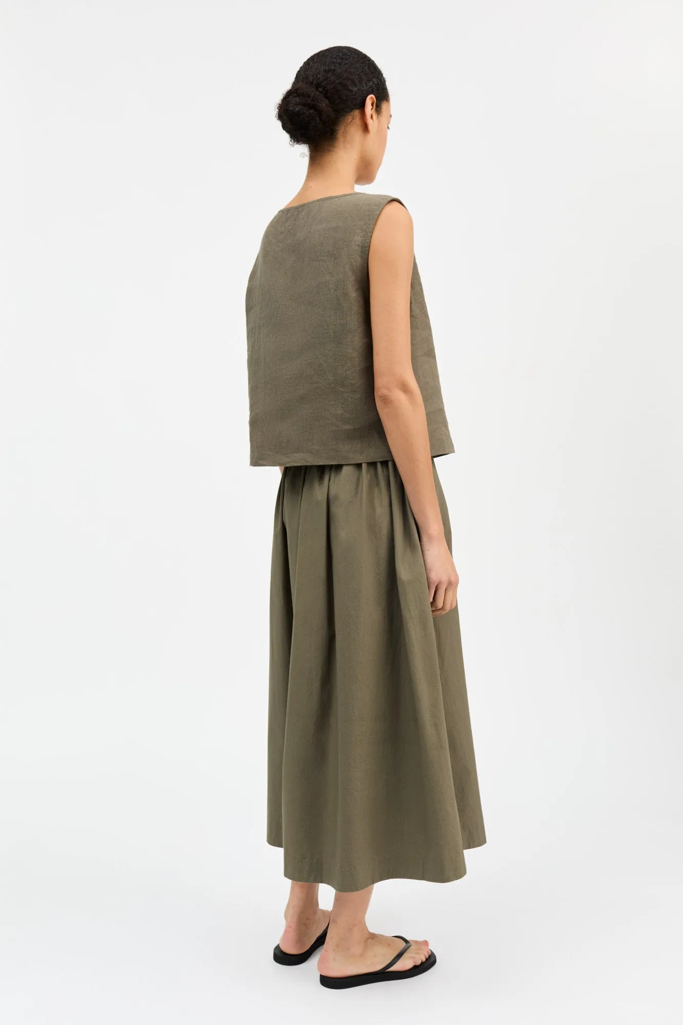 Vetiver top - Khaki sold by Skall Studio product image thumbnail 4
