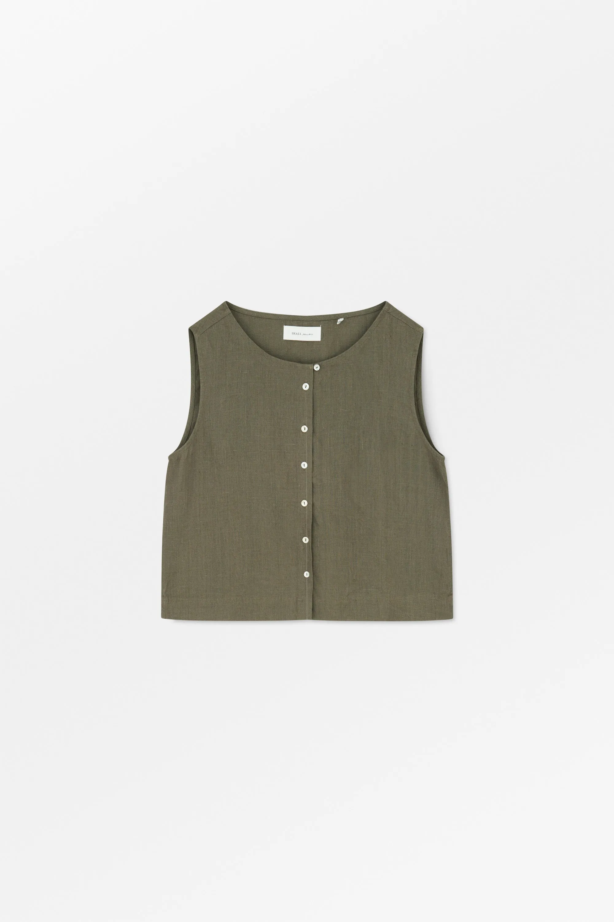 Vetiver top - Khaki sold by Skall Studio