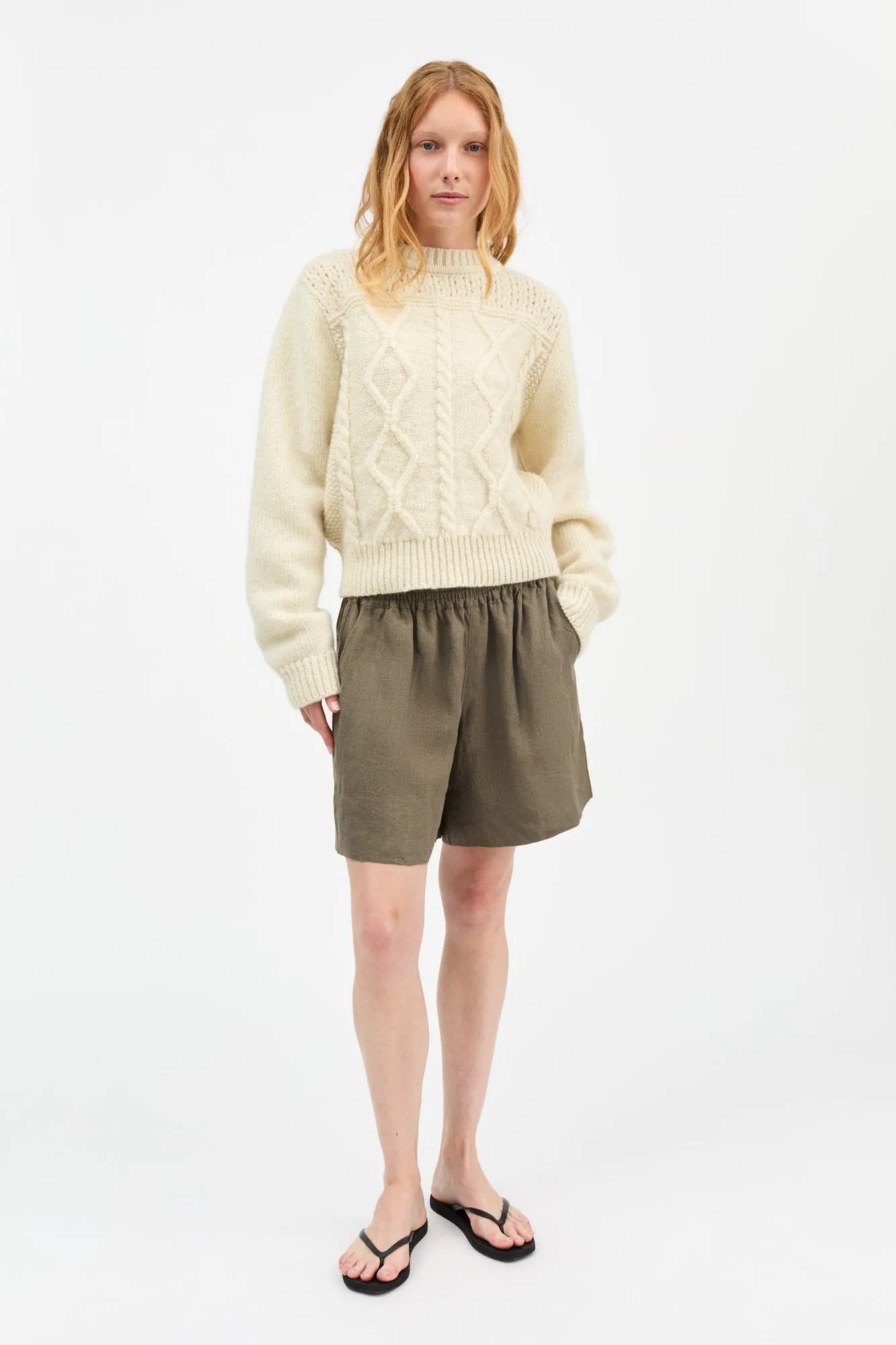 Vetiver shorts - Khaki sold by Skall Studio product image thumbnail 2