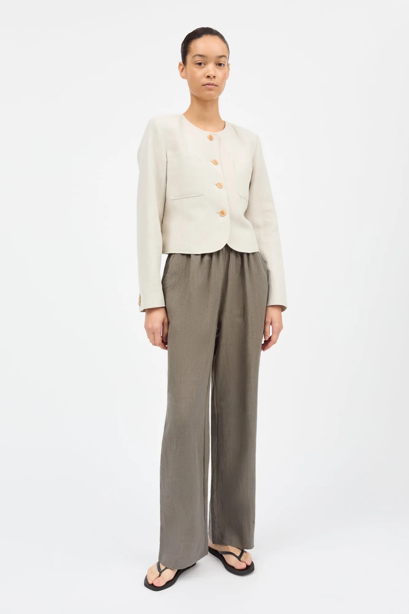 Vetiver pants - Khaki sold by Skall Studio product image thumbnail 2