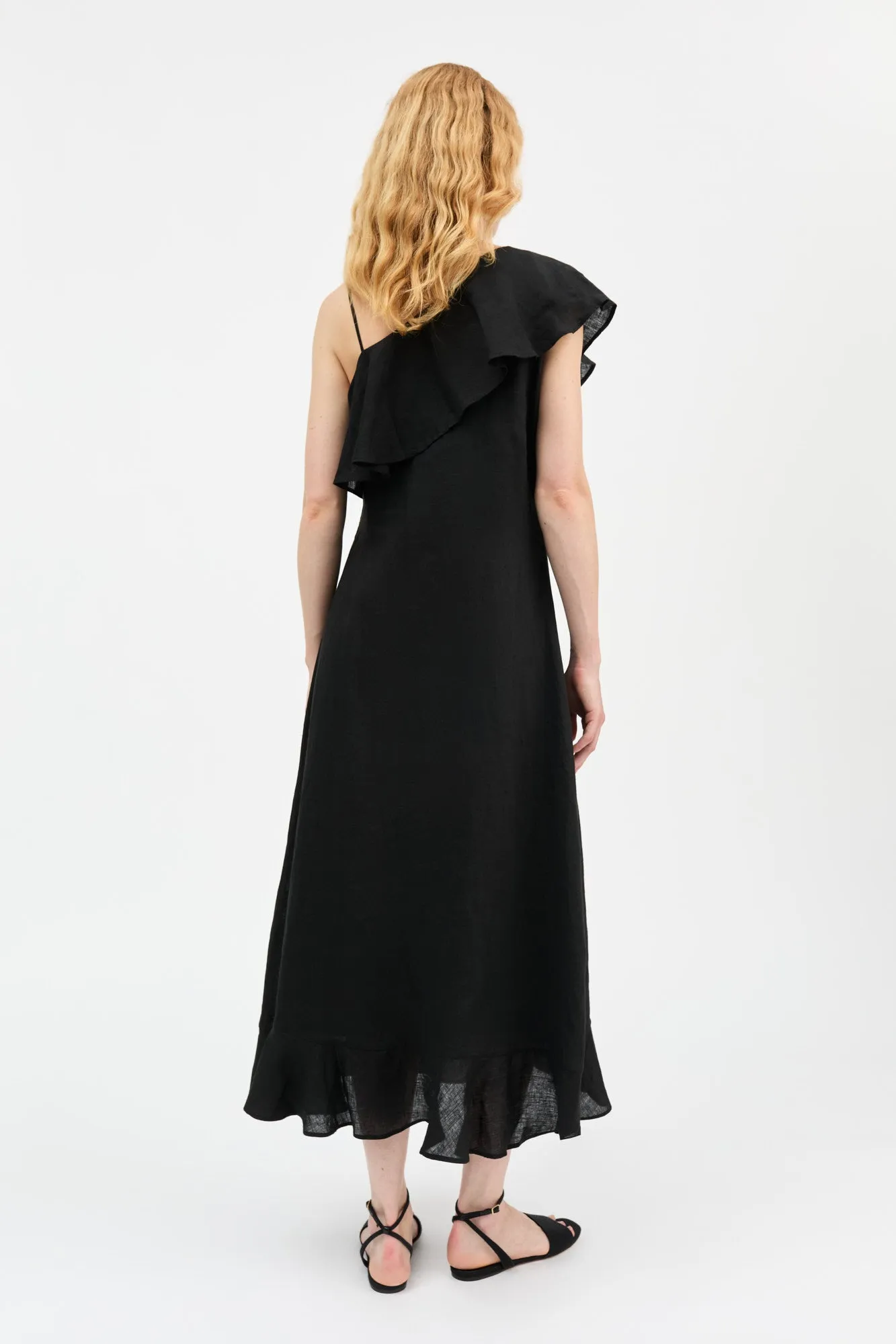 Fiore offshoulder dress - Black sold by Skall Studio product image thumbnail 4