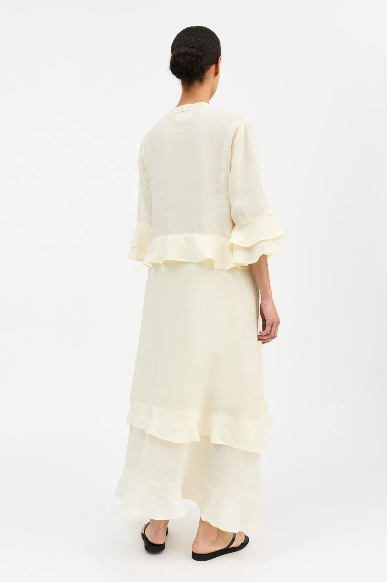 Frigga dress - Buttermilk sold by Skall Studio product image thumbnail 4