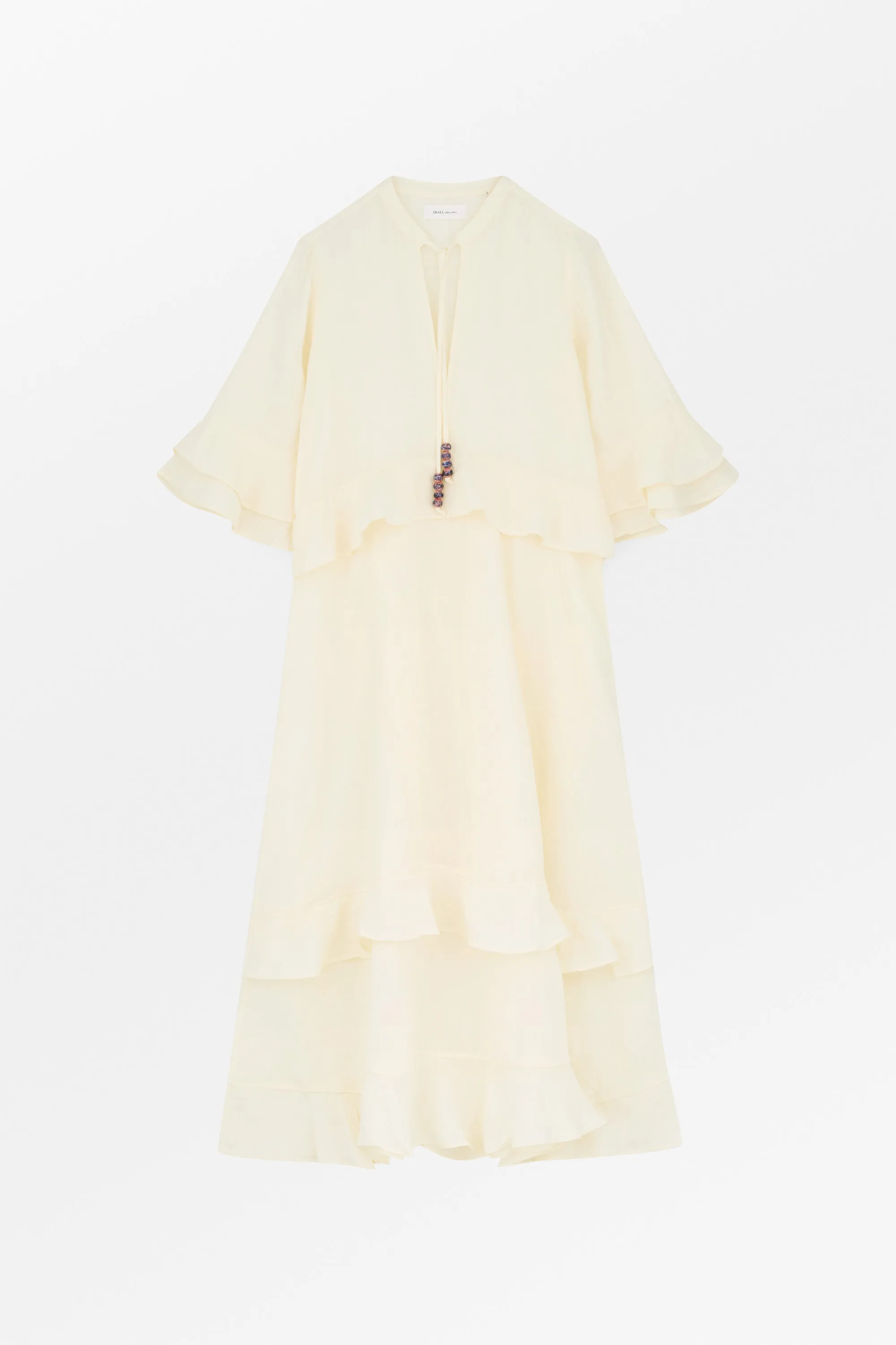 Frigga dress - Buttermilk sold by Skall Studio