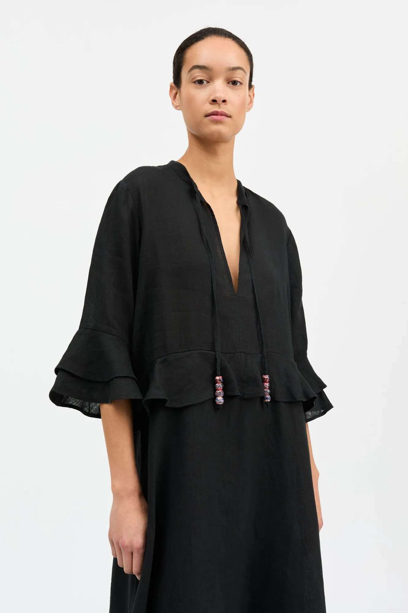 Frigga dress - Black sold by Skall Studio product image thumbnail 3