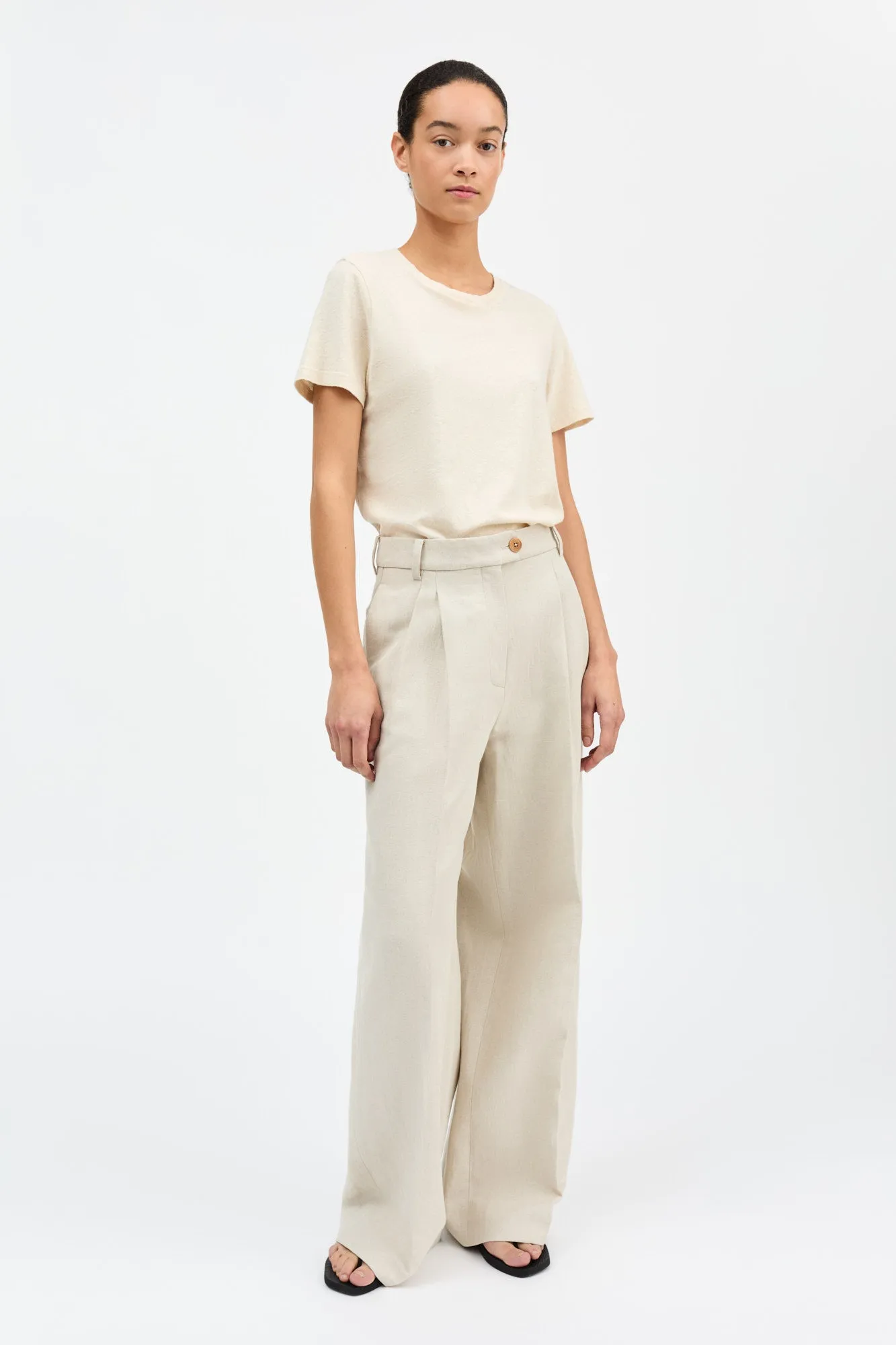 Mika tee - Ecru sold by Skall Studio product image thumbnail 3