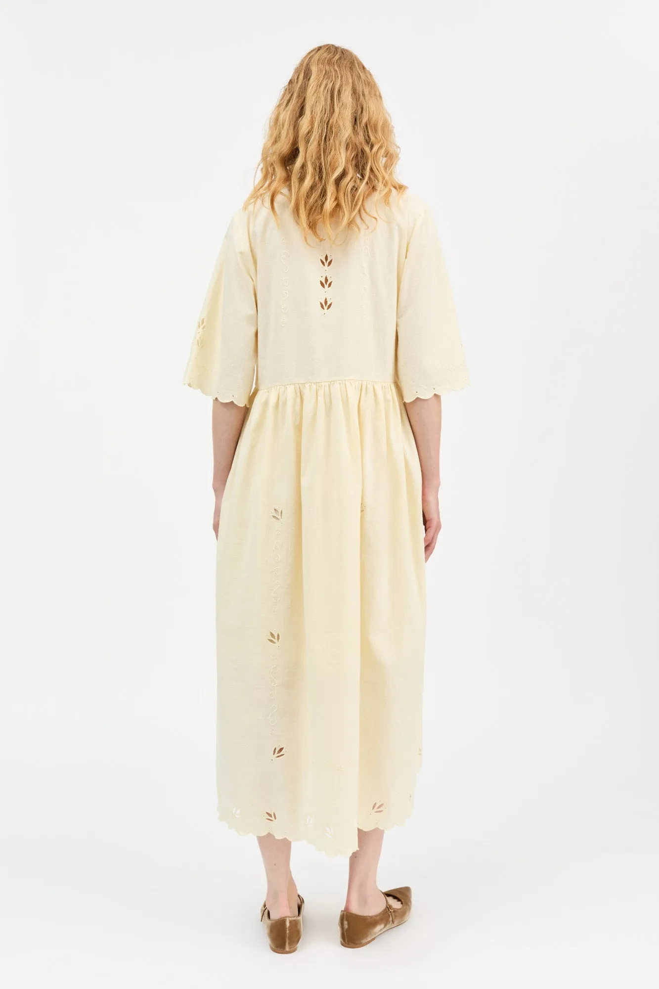 Fleurie dress - Buttermilk sold by Skall Studio product image thumbnail 4