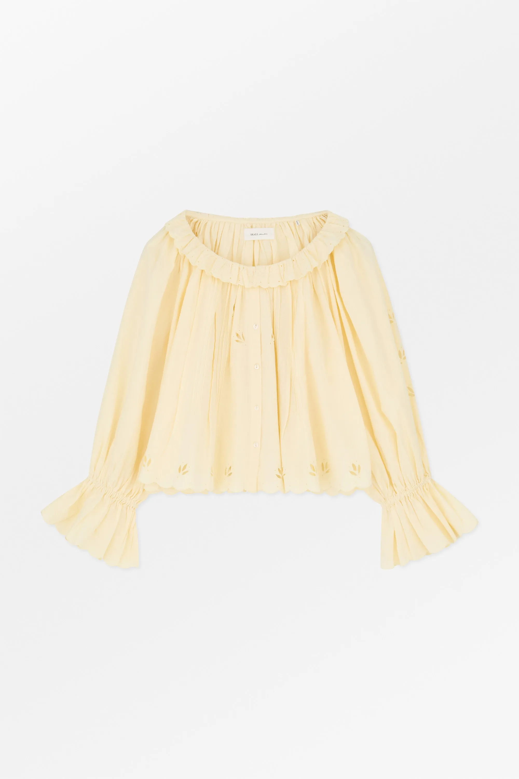 Fleurie blouse - Buttermilk sold by Skall Studio