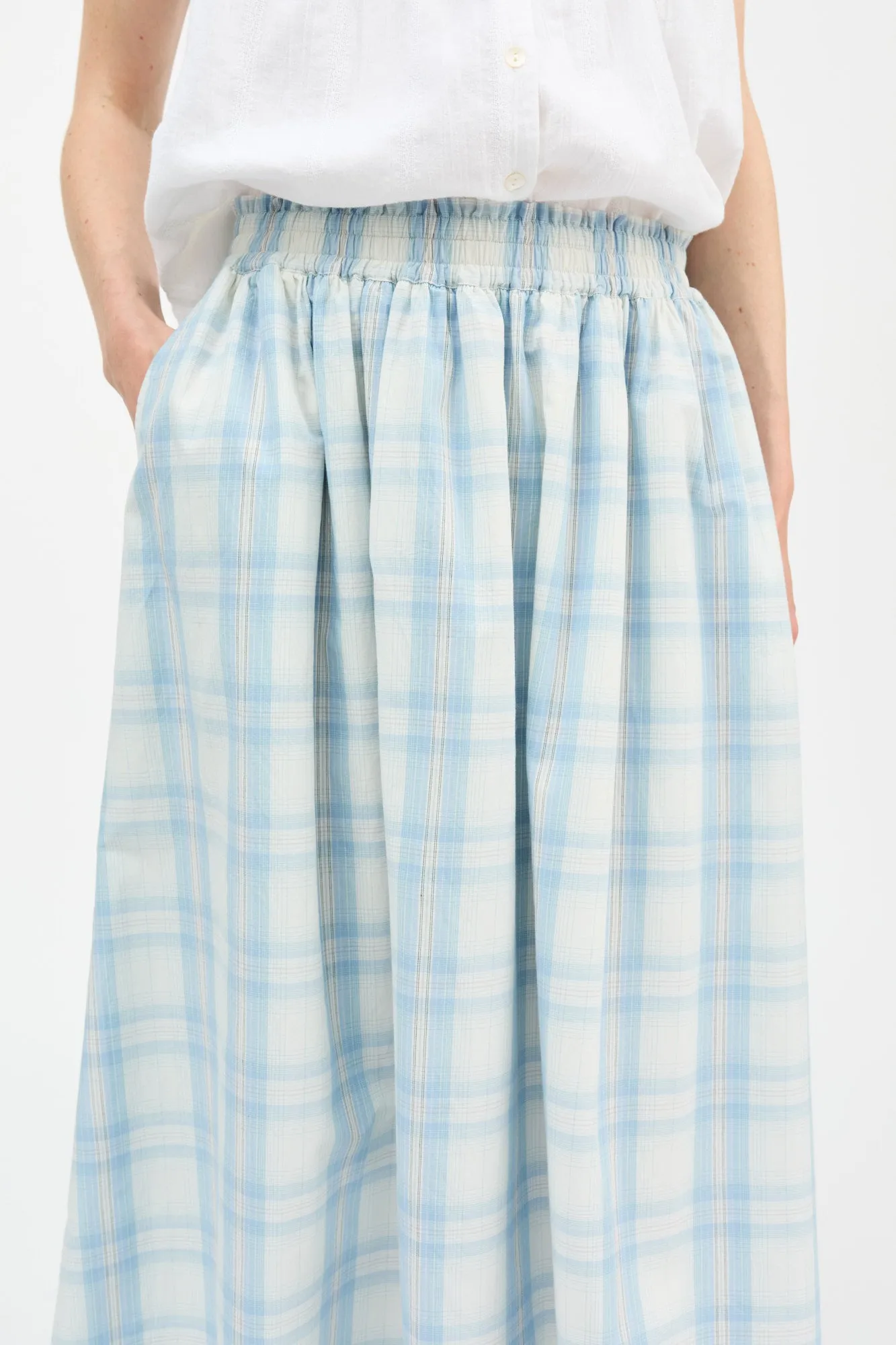 Dagny skirt - Vintage check sold by Skall Studio product image thumbnail 3