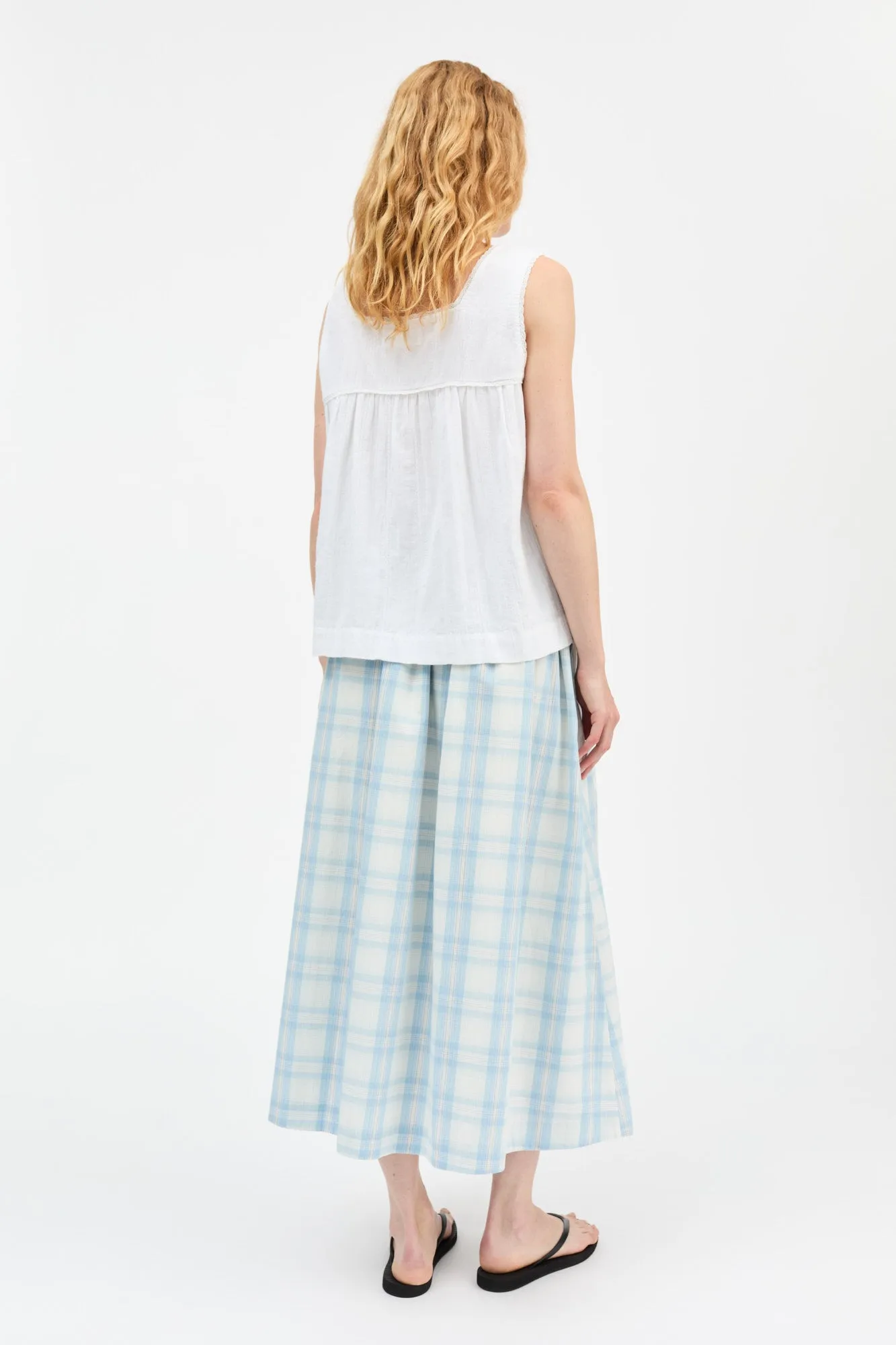 Dagny skirt - Vintage check sold by Skall Studio product image thumbnail 4