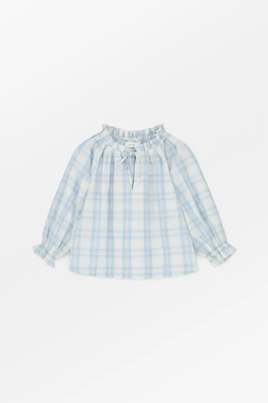 Newmoon blouse - Vintage check sold by Skall Studio