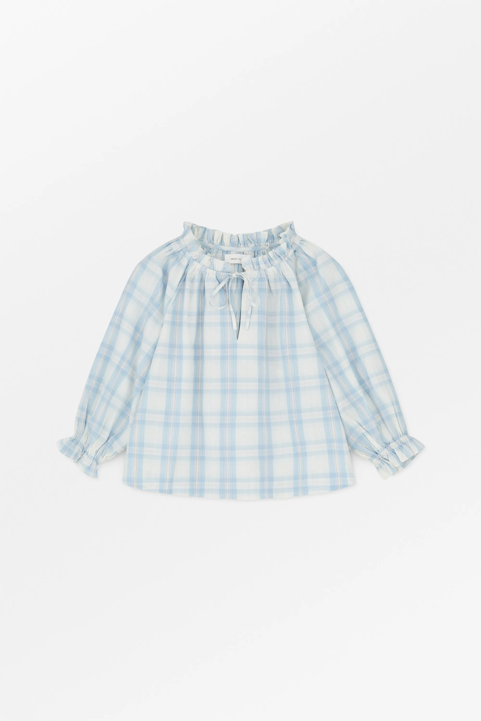 Newmoon blouse - Vintage check sold by Skall Studio