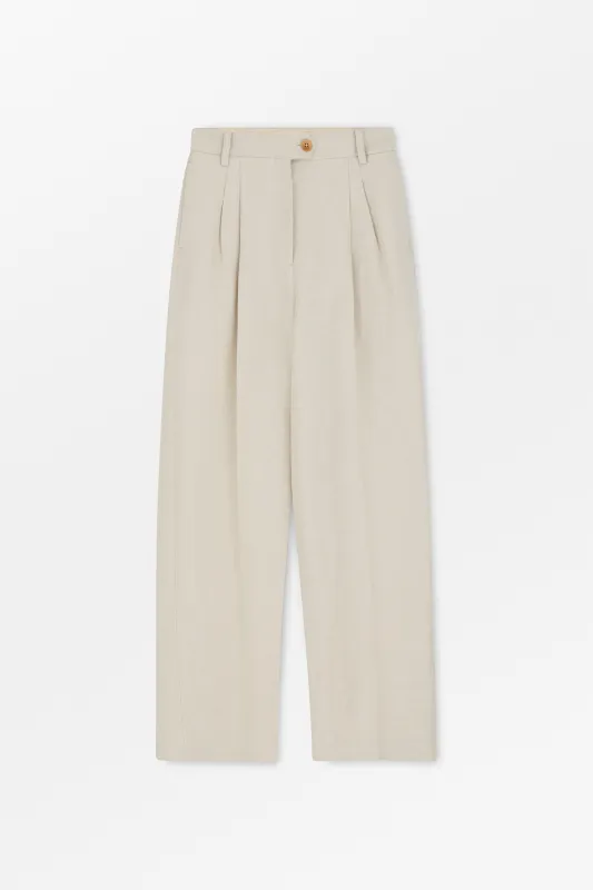 Thomas trousers - Natural made by Skall Studio