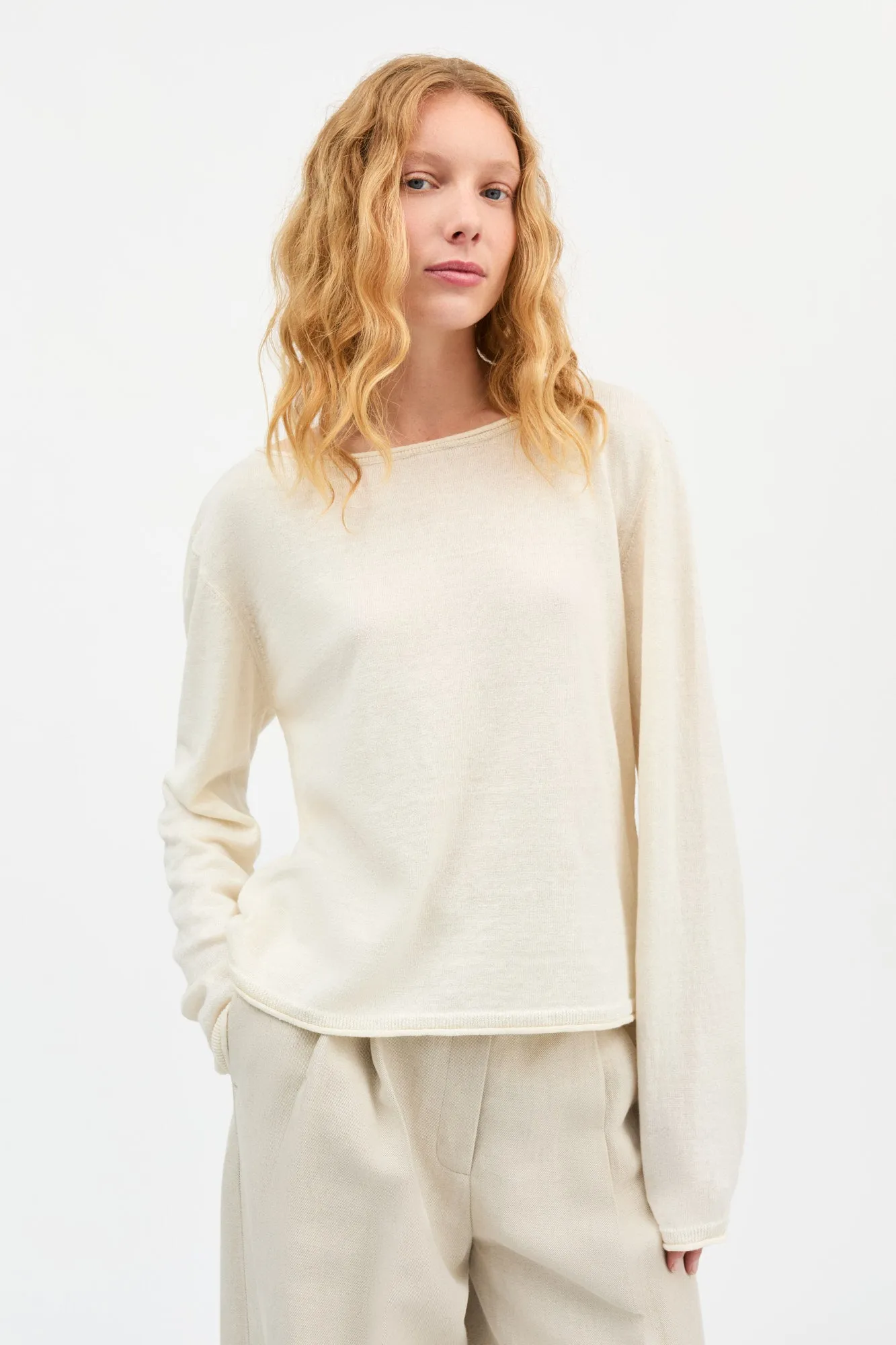 Kai blouse - Off white sold by Skall Studio product image thumbnail 2