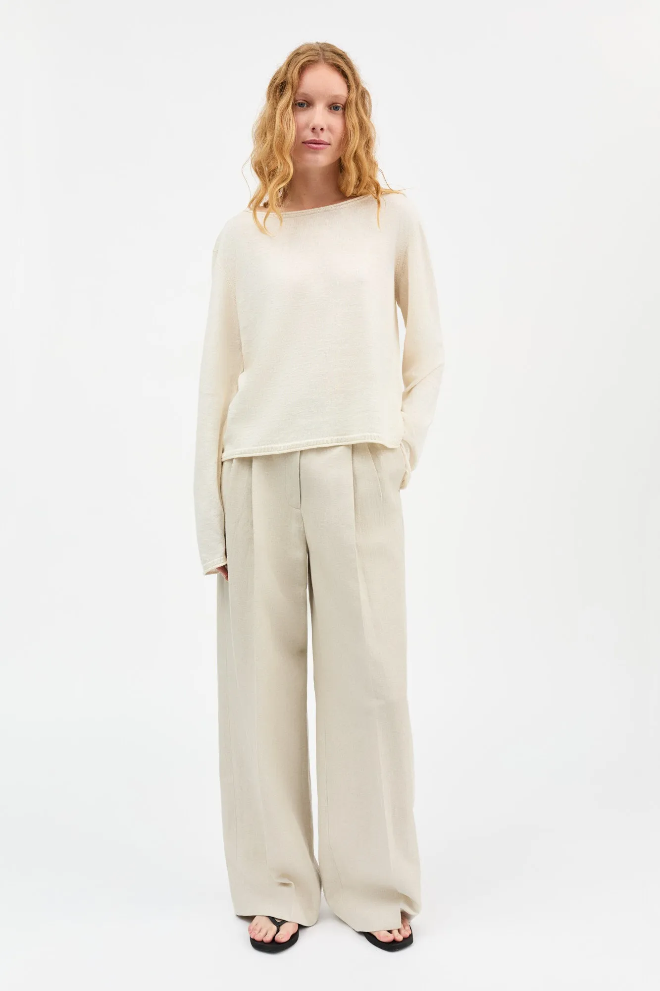 Kai blouse - Off white sold by Skall Studio product image thumbnail 3